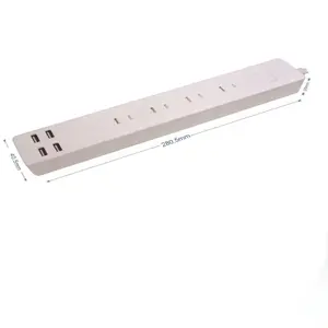 Japan outlet electrical power strip with 4 AC outlets and 4 USB ports WiFI smart electrical power socklet