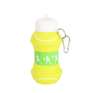 <span class=keywords><strong>Gourde</strong></span> pliable de 550ml pour enfants, <span class=keywords><strong>gourde</strong></span> en silicone pour enfants, logo personnalisé, bouteille d'eau pour enfants - Product Image 4