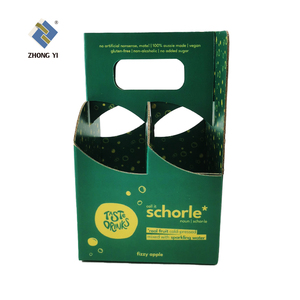 China Fabriek Op Maat Gemaakte Kartonnen Kraft Houder <span class=keywords><strong>2</strong></span> 4 6 Pack Dranken Drager Houder Doos Golfkarton Zes Pack Bier Doos - Product Image 6