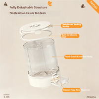 Distributeur de céréales rotatif transparent à 6 compartiments, anti-insectes, écologique, en plastique moulé par injection, pour riz, haricots secs et céréales