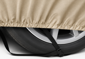 Telo Copriauto Universale Retrattile per Berlina e SUV - Tessuto Oxford Impermeabile, Protezione UV 90% e IR 60%, Anti Neve e Polvere, Spessore 4 Mil - Product Image 4