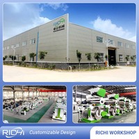 RICHI 1 T/H Animal poulet fumier granulés organiques engrais agricole palette faisant la Machine avec CE
