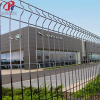 Clôture pliante en V en PVC galvanisé vert et noir, haute épaisseur, durable, facile à assembler, personnalisable, vente en gros d'usine