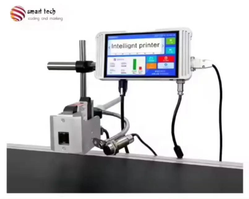 Schwarz-Weiß-Farbe Tintenstrahldrucker Verpackungsdruck Tintenstrahlmaschine für Produktionslinie für Flaschen/industrielle Tintenstrahldrucker