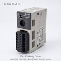 Módulo de CPU PLC Compacto Mitsubishi FX3UC-16MR/D-T, Bloque de Terminales de 16 Puntos, En Stock
