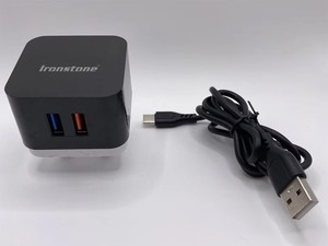 Caricabatterie USB a Ricarica Rapida <span class=keywords><strong>Frica</strong></span> UK EU per Accessori Telefono, per Auricolari Oraimo, Nero, per Telefoni Cellulari Tecno, 1m - Product Image 3