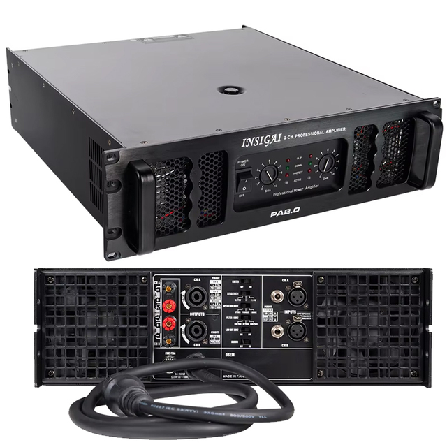 Factory Price 3U Professional Linear Sound System Audio Speaker pa 2 Channel Power Amplifier 4000w 5000 Watts Amplifiers Power