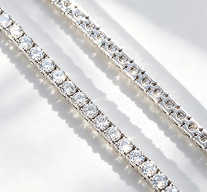 In Stock 925 Sterling Silver 4.687ct Lab Diamond Tennis <b>Bracelet</b> 2.8mm Round Cut Daily Fine Jewelry Gift - Product Image 4