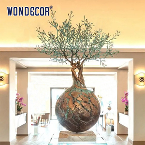 Personalizado ao ar livre grande metal fundição <span class=keywords><strong>bronze</strong></span> arte abstrata vida árvore <span class=keywords><strong>bronze</strong></span> escultura - Product Image 3