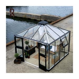 Rising OEM Jardín de alta calidad Decoración al aire libre Contemporáneo Independiente Aleación de aluminio Sunroom House Glass con el mejor precio - Product Image 2