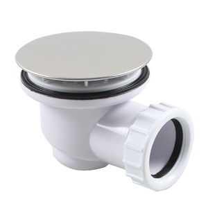 Bandeja de <span class=keywords><strong>ducha</strong></span> de 90mm, accesorio de drenaje, bandeja de <span class=keywords><strong>ducha</strong></span> que ahorra espacio, residuos con cubierta cromada - Product Image 1