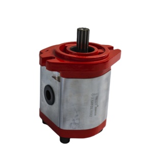 Pompe à engrenages hydraulique rouge pour grue montée sur camion, pompe à huile hydraulique du fabricant, en promotion - Product Image 1