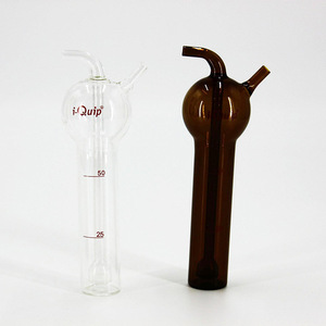 Tube d'absorption du dioxyde de soufre de la Vallée de Silicone, 50 ml, en verre borosilicate de haute qualité, pour la recherche scientifique en laboratoire - Product Image 1