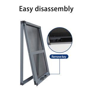 <span class=keywords><strong>Extensible</strong></span> reemplazable Anti ventanas desmontable seguridad deslizante mosca fibra de vidrio pantalla ventana - Product Image 4