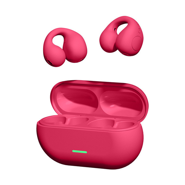 A02 Ear Clip Earphone TWS Open Earbuds Wireless Hifi Stereo BT 5.3 Clip-on Headphones Smart Touch Control Fast Charging