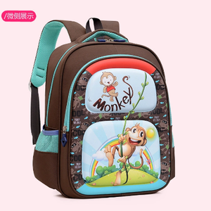 <span class=keywords><strong>Zaino</strong></span> in Nylon Spider-Man di grande capacità per gli studenti della scuola primaria della scuola materna resistente all'acqua con cerniera in poliestere alla moda - Product Image 3
