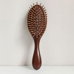 Professional Wooden airbag Detangling <b>Brush</b> Bathroom Hair Scalp Massage <b>Brush</b> - Product Image 2