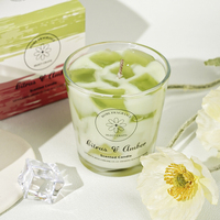 Neuheit Kreatives Weihnachts geschenk Home Hochzeits dekor Private Label Luxus Kuchen Dessert Lebensmittel geformte Soja Gel Wachs Duft kerzen
