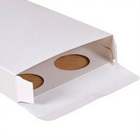 Boîte à chaussures rigide blanche en carton, emballage cadeau, boîte d'expédition personnalisée avec logo pour la livraison au détail