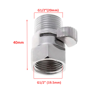 G1/2 "in ottone valvola di controllo del flusso di flusso della <span class=keywords><strong>doccia</strong></span> regolatore di pressione, <span class=keywords><strong>doccia</strong></span> testa di arresto valvola di arresto interruttore per il braccio della <span class=keywords><strong>doccia</strong></span> - Product Image 2