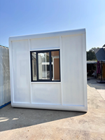 Matériaux recyclables, construction durable, énergie verte, maison préfabriquée modulaire, maisonnette moderne, maisonnette portable, maisonnette Apple
