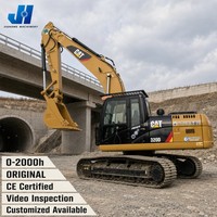 Excavatrice sur chenilles d'occasion CAT 320D2L Caterpillar 20 tonnes, moteur d'origine, bon état, prête à être expédiée