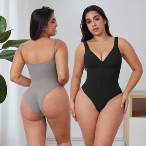 Bán buôn siêu mỏng làm mát Tummy kiểm soát Shapewear backless bosysui <span class=keywords><strong>thong</strong></span> Shapewear cộng với kích thước Zip thiết kế - Product Image 1