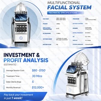 Appareil d'hydrodermabrasion professionnel NewFace 2026 pour salon et spa, machine à hydrogène et oxygène H2O2 pour le visage, masque anti-âge, machine Hydra