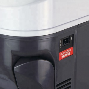 Solar Power 12V 24V Dc <b>Small</b> Portable Camping Use Dc Compressor Working 35L Refrigerators Solar Power Mini Fridge - Product Image 2