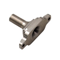 Fabricant chinois certifié ISO9001, pièces de tournage et de fraisage CNC de haute précision, usinage CNC, support de tuyau en métal SUS avec revêtement en poudre