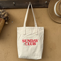 Sac fourre-tout en toile de coton couleur naturelle personnalisé en gros avec fermeture éclair et impression de logo pour femmes, idéal pour le shopping