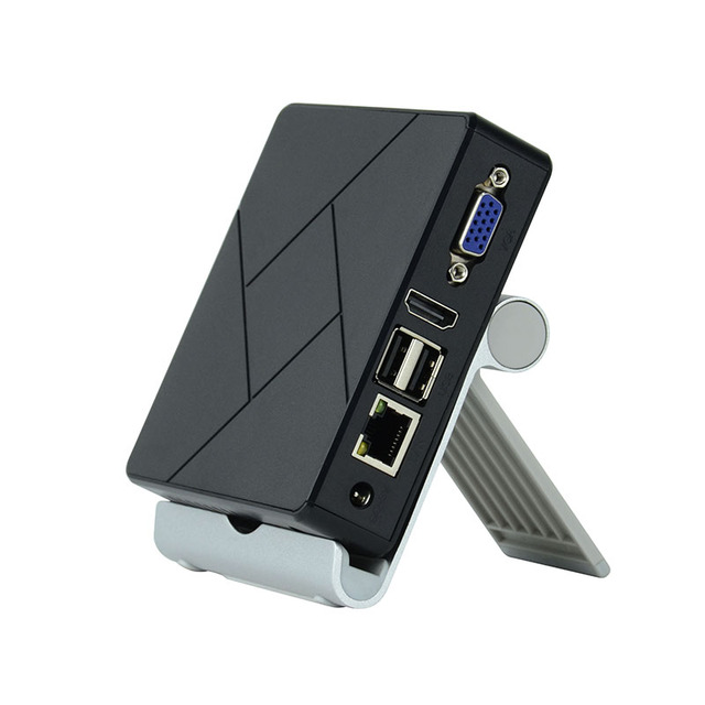 Sharerdp Hot Sale ARM A53 RK3328 zero Think Thin Client PC Computer System Box N-computing PC Station Computing Office Station