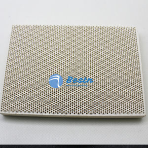 132x92x13mm personnaliser rond/carré cordiérite infrarouge barbecue poêle nid d'abeille <span class=keywords><strong>plaque</strong></span> en céramique pour chauffage au gaz - Product Image 6