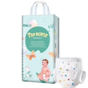 Pañales Desechables Sandia Soft Green China Magic para Bebé con Cinta Grande Antifugas, Transpirables, de Algodón Compuesto, SAP y Pulpa de Madera, Estampados - Product Image 1