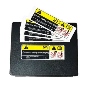 Waterproof Plastic Caution Labels Safety Decals Warning Decals Reflective Warning Sticker Warning Labels Custom Logo Labels