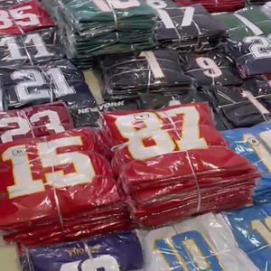 2025 סיטונאי העונה החדשה 32 קבוצות אמריקה העליון רקומה איכות רוגבי רקומה ג 'רזי - Product Image 4