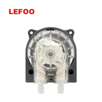 Pompe péristaltique micro LEFOO OEM personnalisable avec logo, pour dosage de liquides chimiques, 12V 24V, pompe Manalyzer