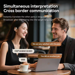 Auriculares de Conducción Ósea M127 con Traducción IA, Auriculares Inalámbricos Deportivos Estéreo HIFI de Oreja Abierta para Traducción Bluetooth Cara a Cara - Product Image 3