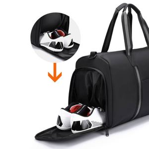 Sac de Voyage Portable Grande Capacité Personnalisé en Cuir PU Imperméable pour Hommes – Sac de Sport et de Week-end en Gros - Product Image 4