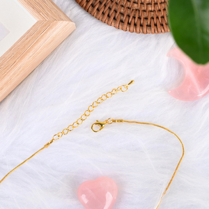 Pendentif en forme de goutte d'eau en quartz rose naturel, vente en gros, pour la guérison - Product Image 5