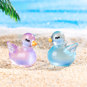 Micro paesaggio personalizzato all'ingrosso carino luminoso piccolo <span class=keywords><strong>cigno</strong></span> bambola ornamento accessori Mini ornamento - Product Image 4