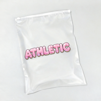 Sac à fermeture éclair coulissante en plastique pour l'emballage de vêtements, sac biodégradable à fermeture éclair, sac d'emballage Ziplock pour vêtements