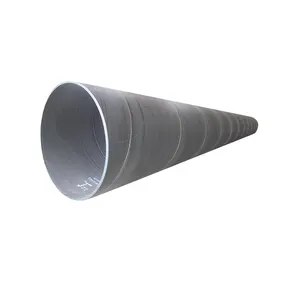 API 5L GR.B SSAW SPIRAL WELDED STEEL PIPE 168MM Diameter With 3PE Outer Lining Round Spiral Steel Pipes Welded Tube Price