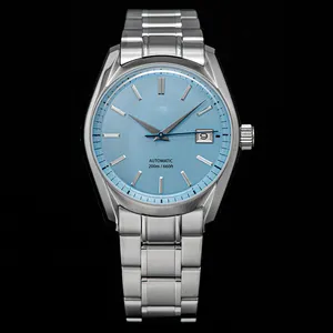 Factory price stock high quality low moq eta 2824 dress Minimalist mechanical automatic 316L stainless steel watch men for sale