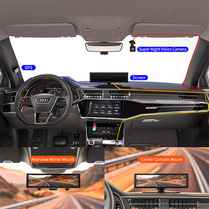 Akeyo xe ban đêm tầm nhìn Bảng điều khiển máy ảnh WHIT GPS màn hình lớn Dash máy ảnh cho xe - Product Image 2