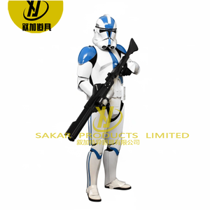 Trajes de Soldado Clon <span class=keywords><strong>Obi</strong></span>-<span class=keywords><strong>Wan</strong></span> de <span class=keywords><strong>Star</strong></span> <span class=keywords><strong>Wars</strong></span> Personalizados, Colección Completa, Cosplay, Personaje de Película, Juego de Rol - Product Image 6