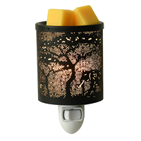 Mini bougie d'aromathérapie électrique brûleur à huile métal parfumé bougie murale cire fait fondre les chauffe-plats pour la maison