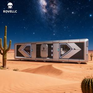 Casa Contenedor Cápsula de Lujo Móvil, Estructura de Acero, Diseño Moderno, Personalizable, Transpirable, Oficina en Casa, Comedor al Aire Libre en 40HQ - Product Image 2