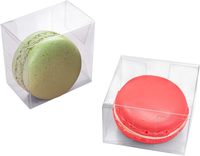 Boîte d'emballage en plastique PET transparente personnalisée avec des matériaux recyclés pour cadeaux et artisanat, épaisseur personnalisée