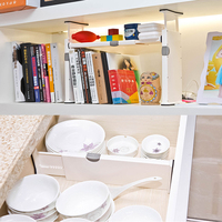 Pemisah laci pemisah dapat diatur 4 "tinggi dapat diperluas untuk dapur, kamar tidur, kamar mandi atau laci kantor